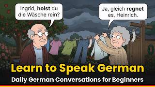 🎧 Easy German Short Dialogues | Listen & Speak German for Beginners – Daily Life screenshot 1