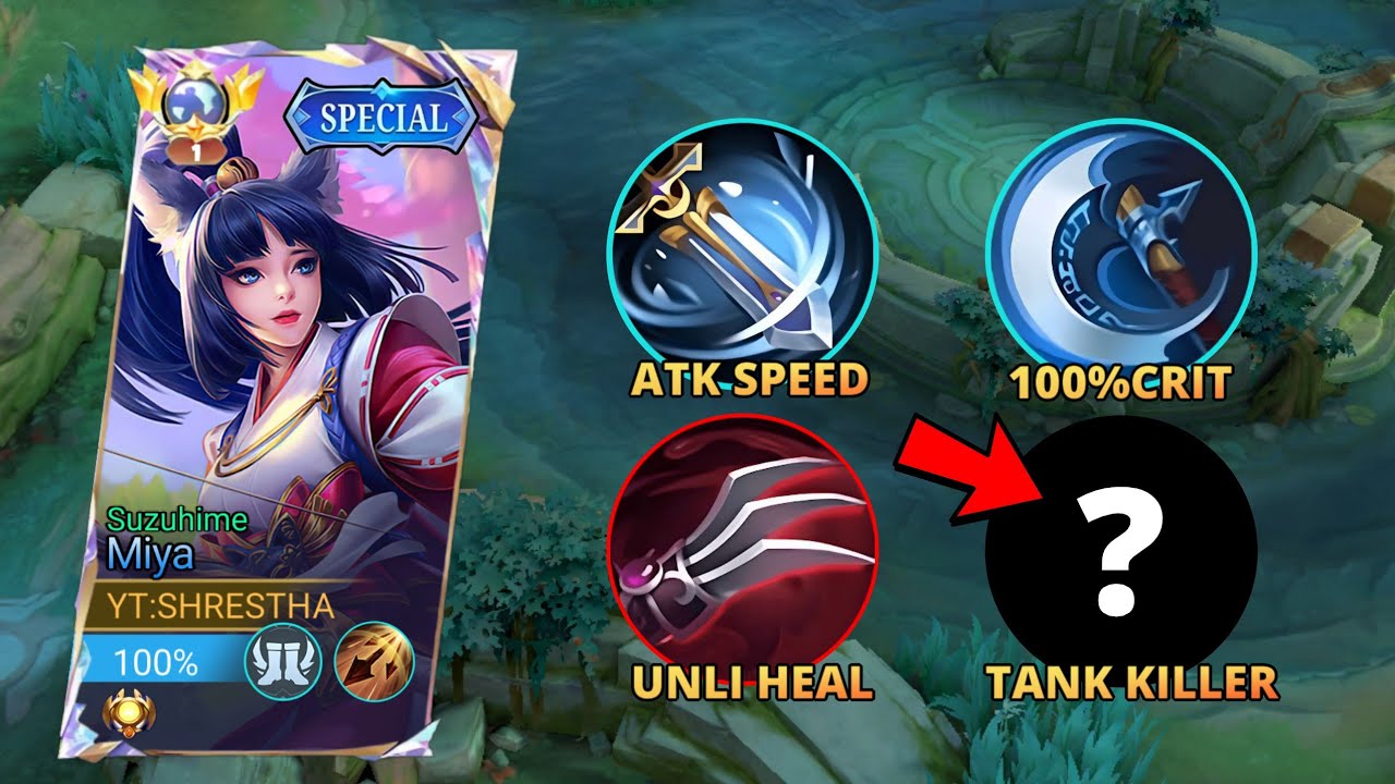 MANIAC!! TOP GLOBAL MIYA BEST BUILD AND ROTATION TO AUTO DELETE ENEMIES!?(must watch)