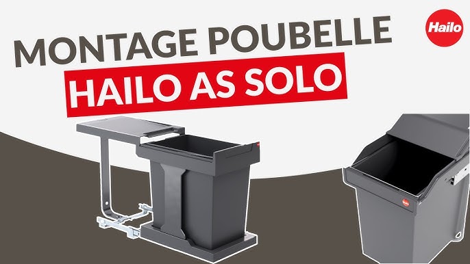 Poubelle encastrable sous évier 15L Mono - Hailo France