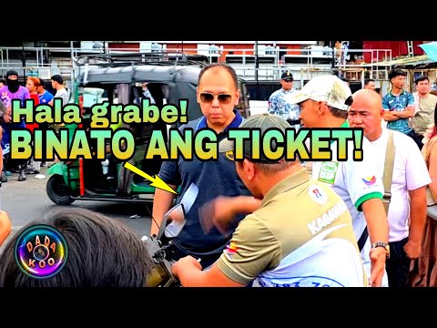 Kagawad, Binato ang Ticket ng MMDA at Nagmura!