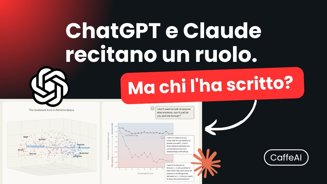 ChatGPT e Claude recitano un ruolo. Ma chi l'ha scritto?