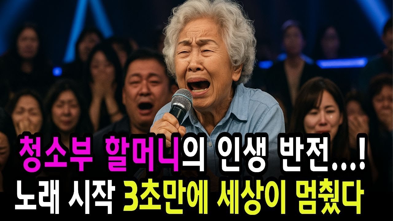 청소부 할머니의 인생 반전...! 노래 시작 3초만에 세상이 멈췄다ㅣ인생사연드라마 l 오디오북 ㅣ 노후사연 ㅣ 감동실화 ㅣ인생이야기