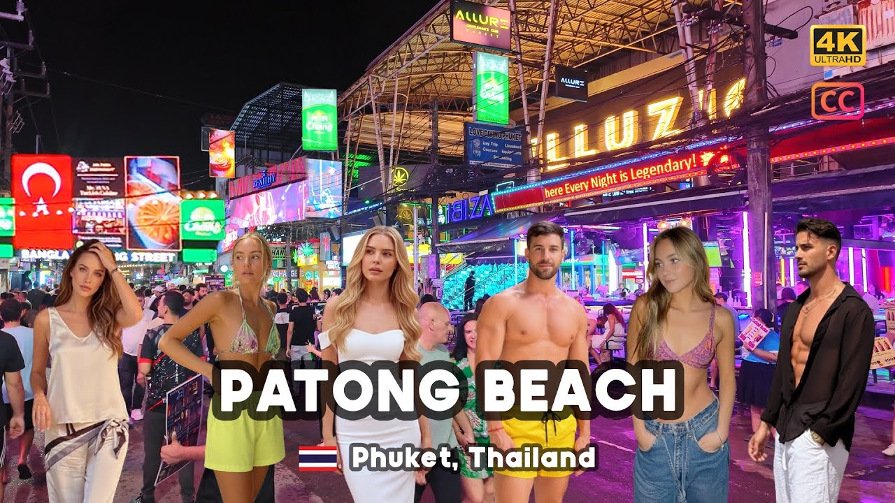 4K 🇹🇭 Patong Beach, Phuket, Thailand, 2025 Fewer Tourists, High Season, Night Life 