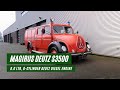 Magirus Deutz S3500 Fire Truck 1954 VIDEO Www ERclassics Com 