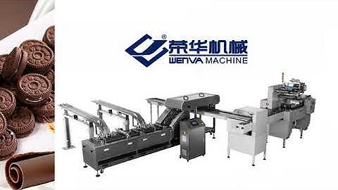 WENVA Biscuit Sandwiching Connect On Edge Packing Machine