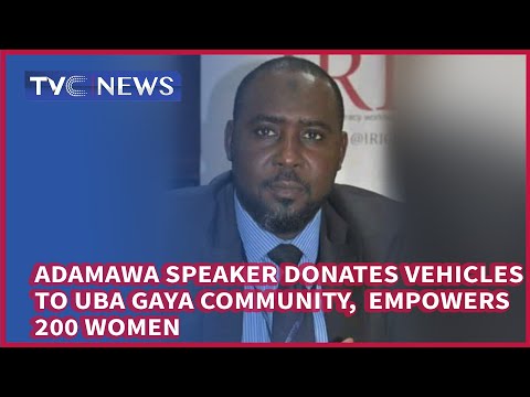 Adamawa Speaker Donates Vehicles To Uba Gaya Community, Empowers 200 Women