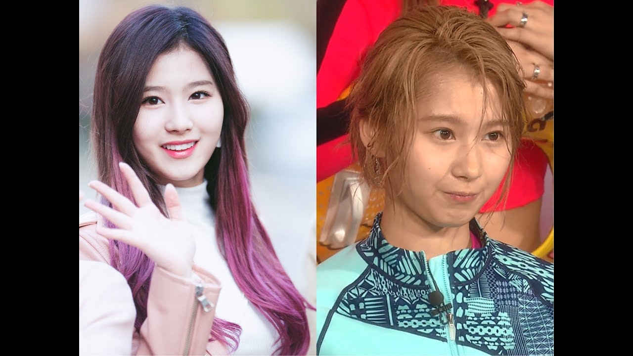TWICE, TWICE members without makeup, Sana without makeup, Momo without make...