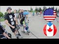 SCOOTERS TAKE OVER SKATEPARK!