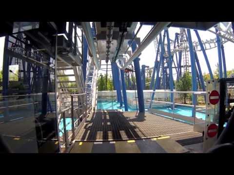 Gardaland: Blue Tornado On Board Camera Hd Front Seat