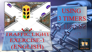 TRAFFIC LIGHT SIMULATION EXERCISE 1 USING 3 TIMERS(ENGLISH)