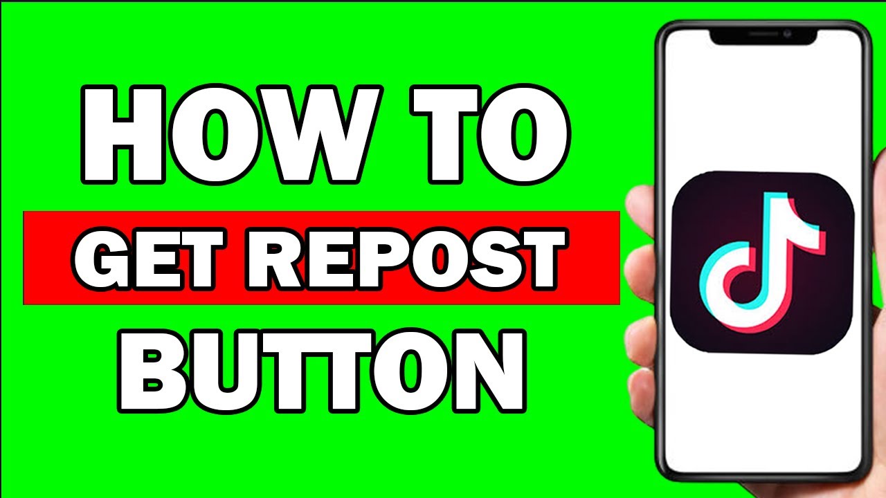 How To See A Repost Button On Tiktok | Get Repost Button In Tiktok ...
