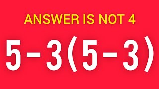 *This Math Problem Fools Everyone!