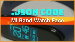 How To Make Mi Band 4 Watch Face | Coding screenshot 1