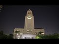 Adam West "Bat Signal" Tribute at L.A. City Hall, June 15, 2017