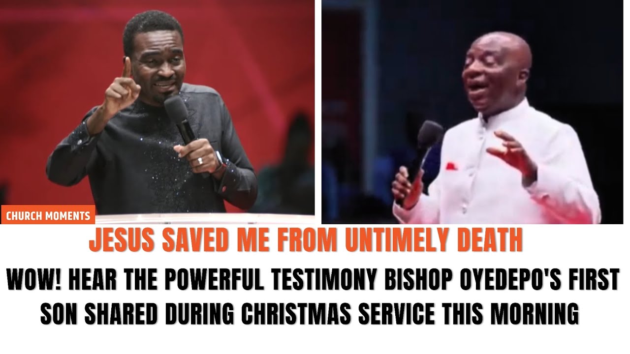 😮 Ух ты! Первый сын епископа Ойедепо сегодня утром поделился шокирующим и убедительным свидетельс...