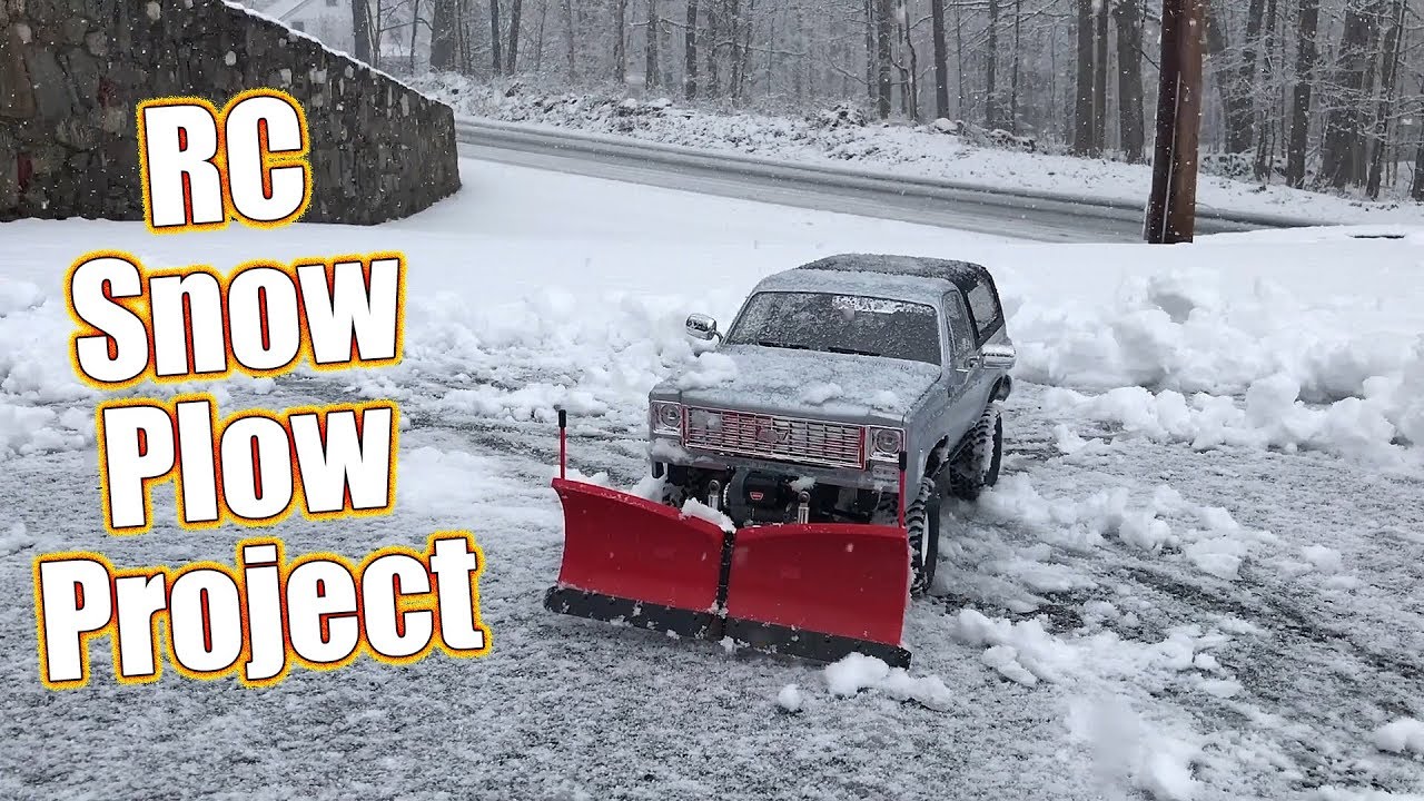 rc snow plow kit