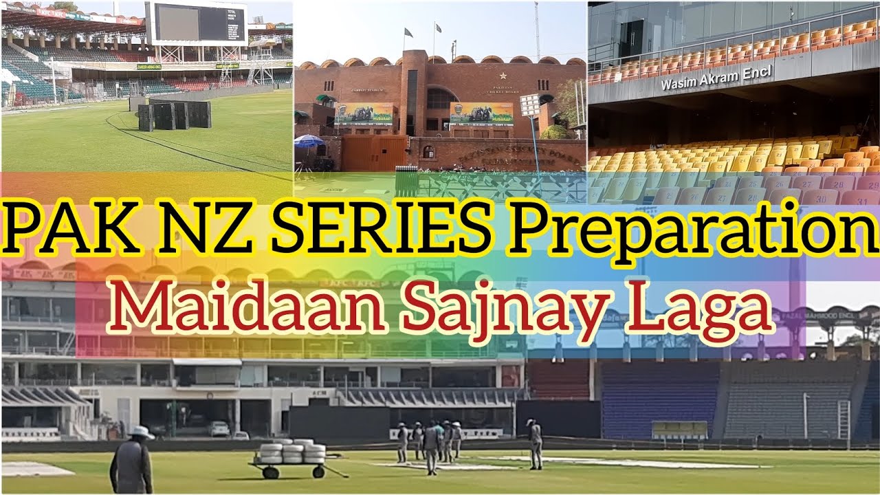 PAK vs NZ T20i Series Preparation Pitch Ready Wasim Akram Waqar