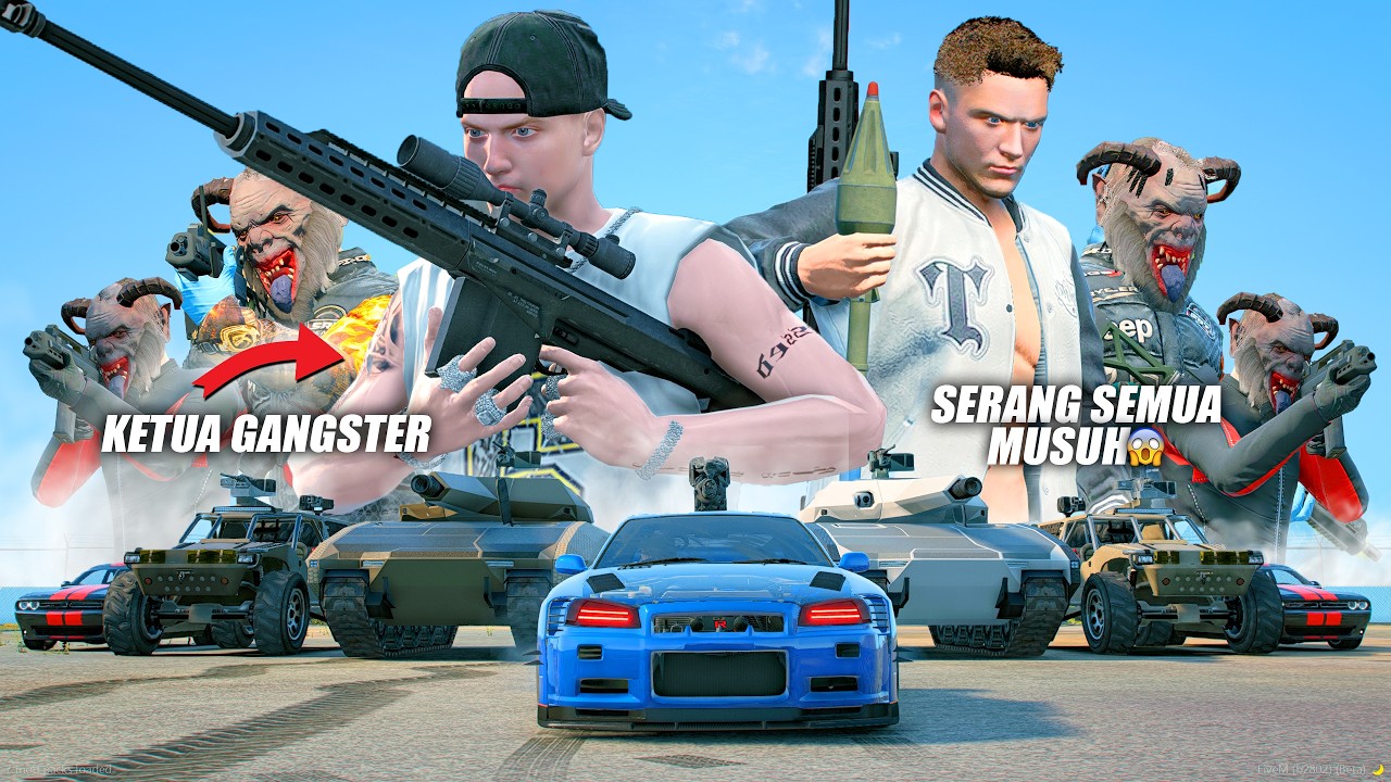 PERANG BESAR KEI NEKAT SERANG MARKAS UTAMA MUSUH SENDIRIAN - GTA 5 ROLEPLAY