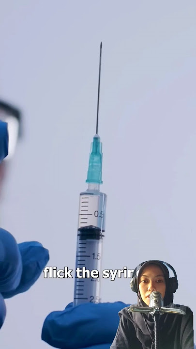 The Function of Flicking a Syringe #trending #education #shortvideo #science #sains #shorts