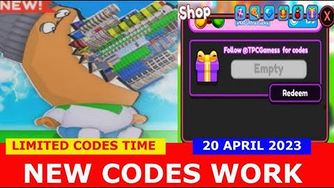 *NEW CODES* Strong Fat Simulator ROBLOX | LIMITED CODES TIME | 20 APRIL 2023