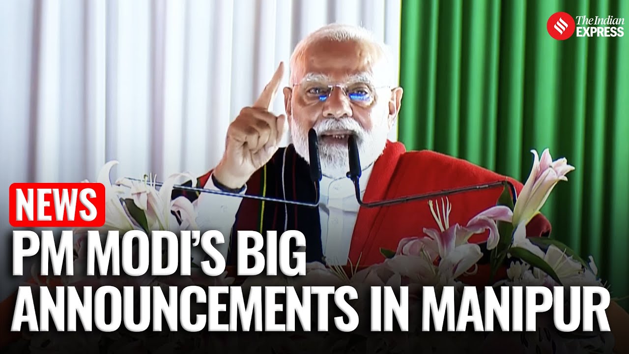 PM Modi in Manipur: Big Push for Peace, Connectivity & ₹7,000 Cr Development Projects