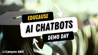 AI Chatbots in Advising App by Canyon GBS | EDUCAUSE Demo Day screenshot 2
