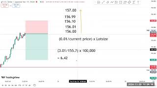 How to Calculate Pips and Risk Amount in JPY pairs (Japanese Yen pairs) in Forex Trading
