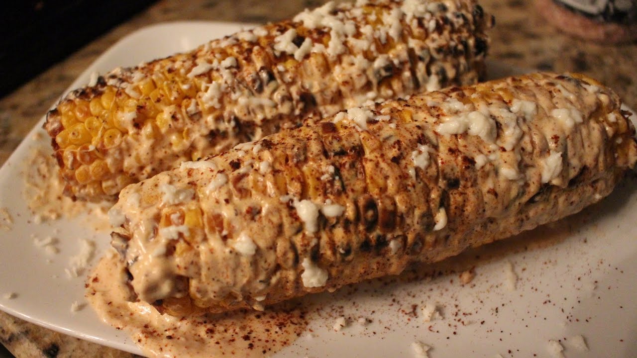 FOODIE FRIDAYS Elotes Mexican Street Corn NO MAYO YouTube