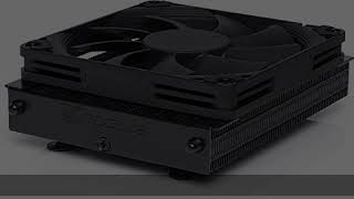Noctua Nh-L9A-Am4 Chromax.black, Low-Profile Cpu Cooler For Amd Am4 Black