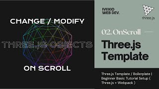 Three.js OnScroll with GSAP ScrollTrigger | Modify Objects OnScroll OnClick