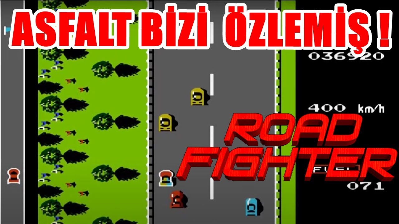 Road Fighter Atari Oyunu Türkçe Anlatımlı Oynanış