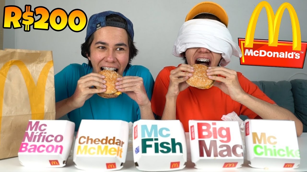 COMPRAMOS 200 REAIS EM MC DONALDS PARA VER QUEM CONHECE MAIS!! - YouTube