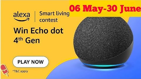 Amazon Alexa Smart Living Contest Quiz Answers Today | Amazon Quiz Answers Today | Amazon Quiz Today