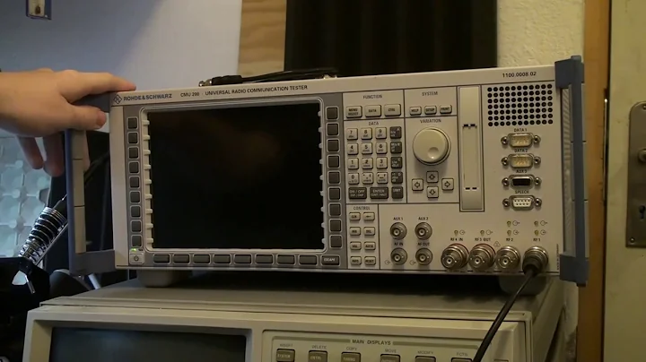 015 R&S CMU200 Software look through