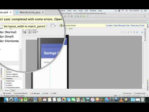 Java - Drag and Drop Elements | Savings Calculator Project
