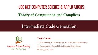 Intermediate Code Generation| TAC | TOC & Compilers | Unit 8-11 | UGC NET Computer Science