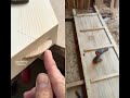 45° joint idea #carpenter #woodworking #wooddesigner #construction #wood #diy