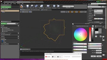 Unreal Engine 4 Emitter Parameter Instance for Changing Colors