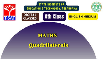 SIET-9TH- Maths (EM) - Quadrilaterals (Part - 2) || T-SAT