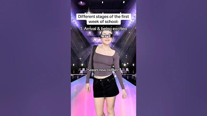 The different stages of the first week of school #pov #relatable #skit #comedy