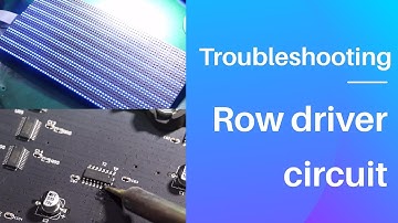 Troubleshooting: Row driver circuit & solution