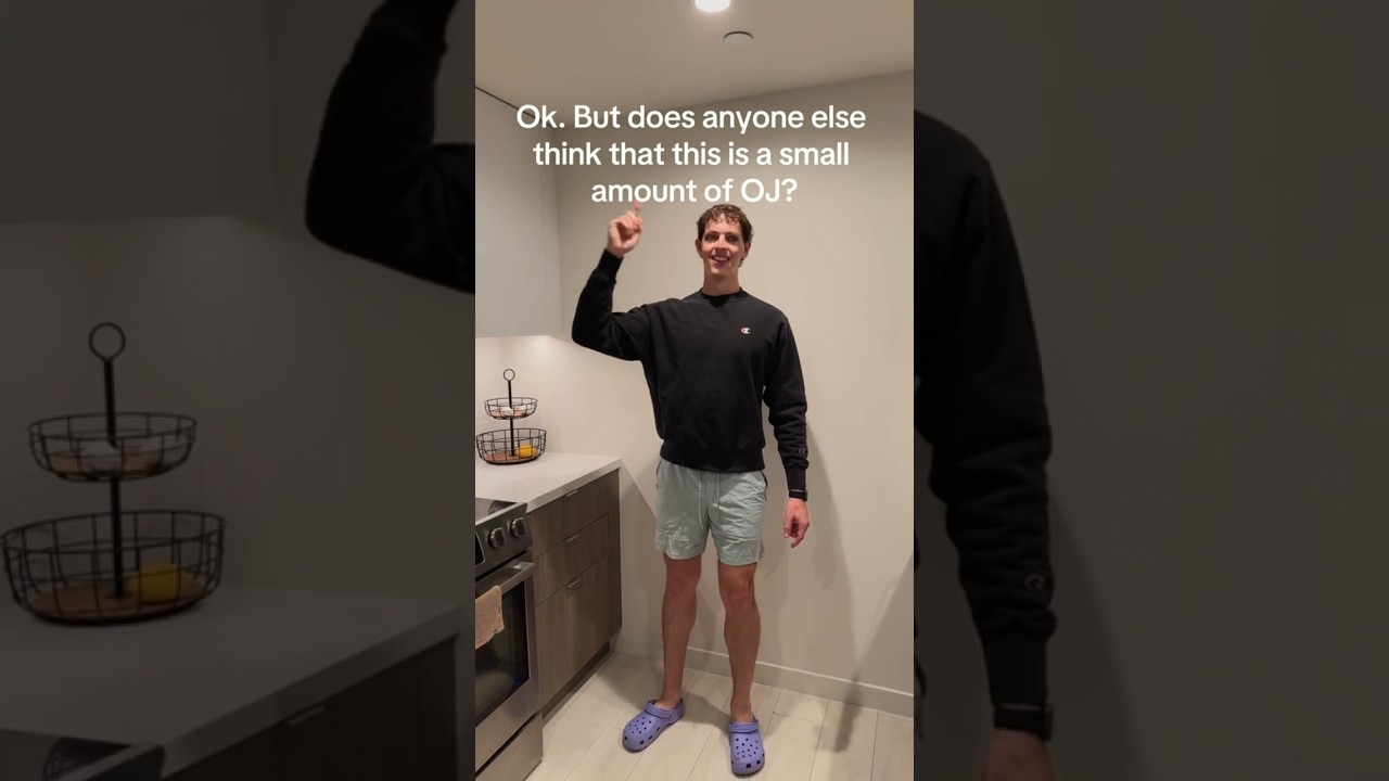 That’s a small amount of OJ!