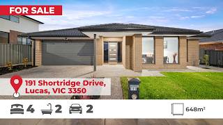 Luxury 4 Bedroom Family Home for Sale in Lucas VIC | 191 Shortridge Drive