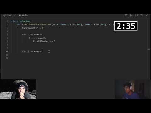 Beginners Speedrun 2956. Find Common Elements Between Two Arrays