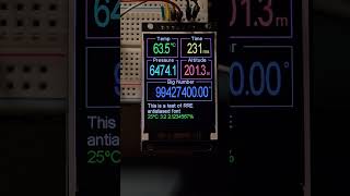 Real-time subpixel anti-aliased fonts on Arduino Pro Mini and ST7789 display