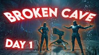 We Built The NEW MOST BROKEN Cave In Ark… Day 1