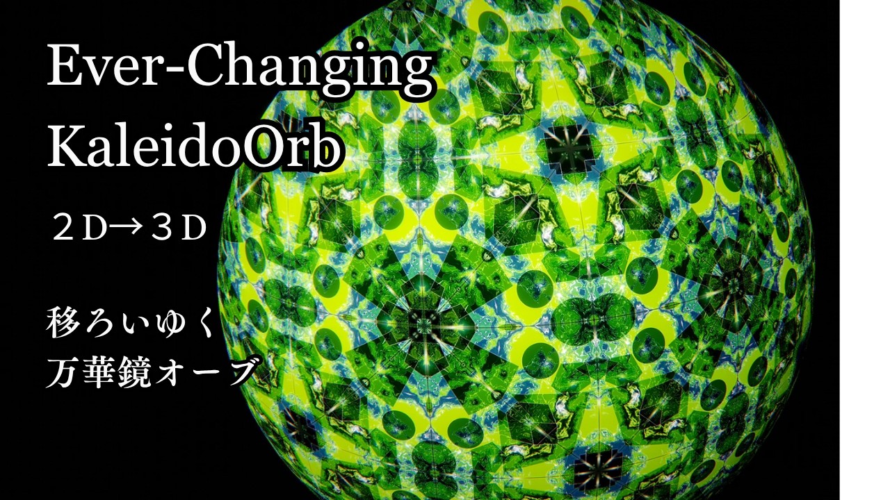 What If a Kaleidoscope Became a Sphere? [ 2D to 3D ]| KaleidoOrb