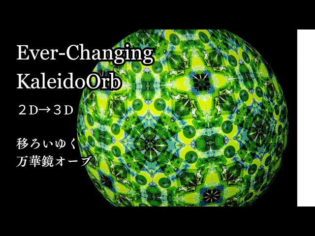 What If a Kaleidoscope Became a Sphere? [ 2D to 3D ]| KaleidoOrb