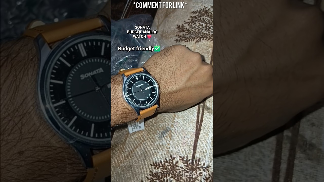 Best analog watch under 1000✅️Sonata Budget watch 