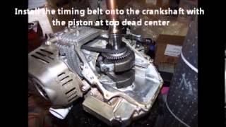 Replacing the Timing Belt on a Honda GCV160 motor